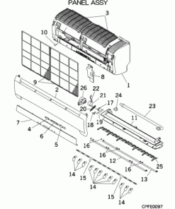 FDK56KXE6F/1 PANEL ASSY