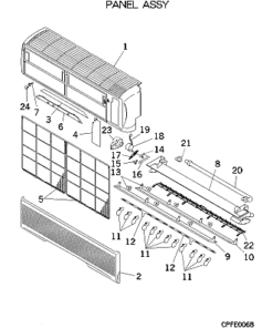 FDKA22KXE4 PANEL ASSY