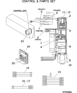 FDKA28KXE4A CONTROL AND PARTS SET