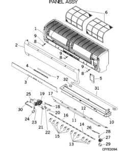 FDKA71KXE5R PANEL ASSY