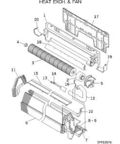 FDKNA201 HEAT EXCH. AND FAN
