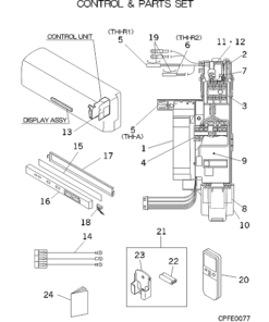 FDKNA251 CONTROL AND PARTS SET