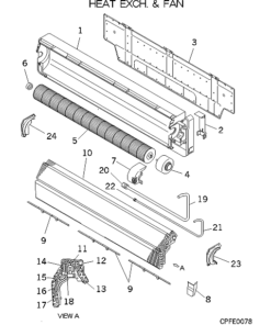 FDKNA301 HEAT EXCH. AND FAN