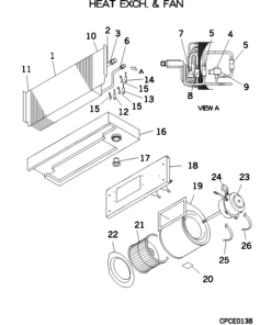 FDQMA28KXE4A HEAT EXCH. ASSY