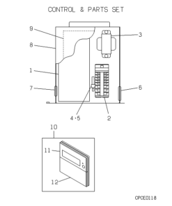 FDQMJ36HKXE3 CONTROL AND PARTS SET