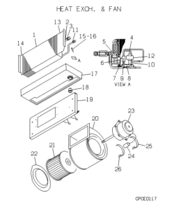 FDQMJ36HKXE3 HEAT EXCH. AND FAN
