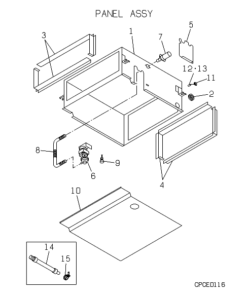 FDQMJ36HKXE3 PANEL ASSY