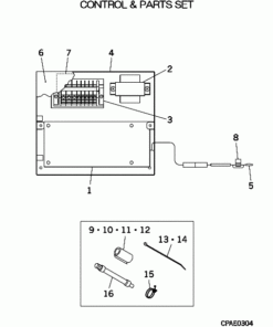 FDQSA45KXE5R CONTROL AND PARTS SET
