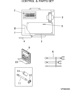 FDRA28KXE4 CONTROL AND PARTS SET