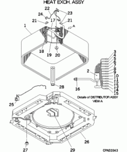 FDT140V/A HEAT EXCH. ASSY