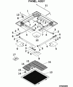 FDT140V/A PANEL ASSY