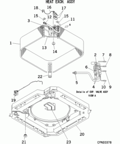 FDT28KXE6F/1 HEAT EXCH. ASSY