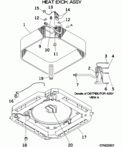 FDT40V HEAT EXCH. ASSY