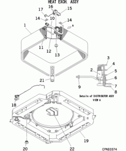 FDT71VF1/1 HEAT EXCH. ASSY