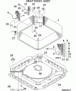FDT71VG/1 HEAT EXCH. ASSY