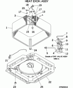 FDT90KXE6 HEAT EXCH. ASSY