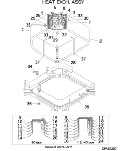 FDTA112KXE4 HEAT EXCH. ASSY