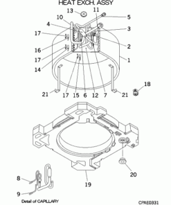 FDTC22KXE6 HEAT EXCH. ASSY