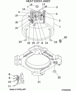 FDTC36KXE6 HEAT EXCH. ASSY