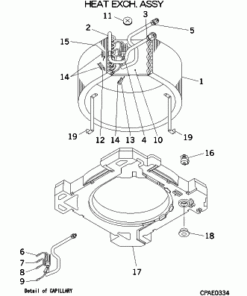 FDTC50V HEAT EXCH. ASSY
