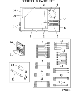 FDTCA28KXE4A CONTROL AND PARTS SET