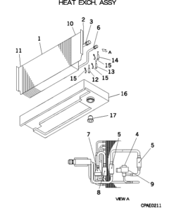 FDTQA28KXE4A HEAT EXCH. ASSY