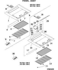 FDTQA36KXE4A PANEL ASSY