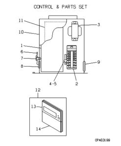 FDTQJ22HKXE3 CONTROL AND PARTS SET
