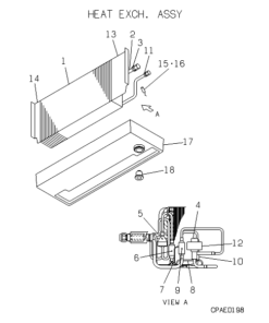 FDTQJ22HKXE3 HEAT EXCH. ASSY