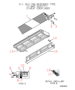 FDTS251HKXE2 HEAT EXCH. ASSY