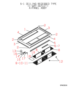 FDTS251HKXE2 PANEL ASSY