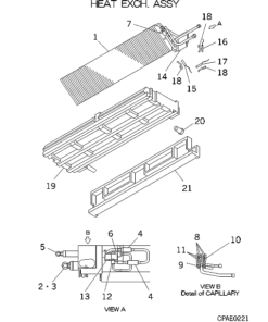 FDTSA45KXE4 HEAT EXCH. ASSY