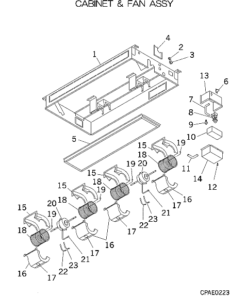 FDTSA71KXE4 CABINET AND FAN ASSY