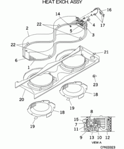 FDTW140KXE6 HEAT EXCH. ASSY