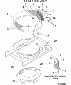 FDTW28KXE6 HEAT EXCH. ASSY