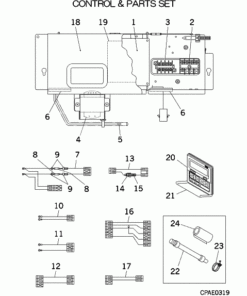 FDTW45KXE6 CONTROL AND PARTS SET