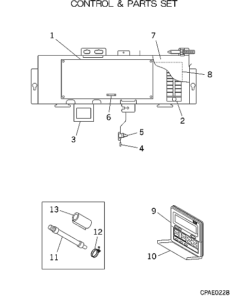 FDTWA45KXE4 CONTROL AND PARTS SET