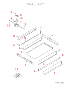 FDTWA45KXE4 PANEL ASSY