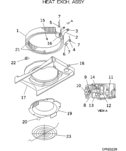 FDTWA56KXE4 HEAT EXCH. ASSY