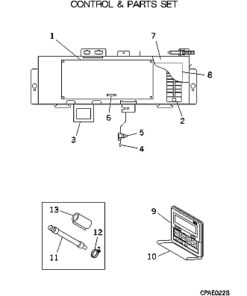 FDTWA71KXE4 CONTROL AND PARTS SET