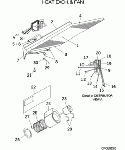 FDU500FKXE6/1 HEAT EXCH. AND FAN