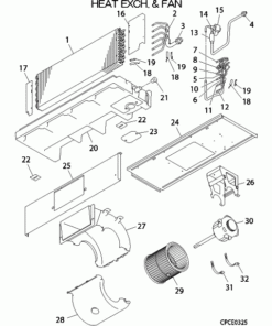 FDU56KXE6F/1 HEAT EXCH. AND FAN