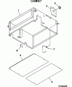 FDUH22KXE6F/1 CABINET ASSY