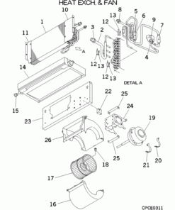 FDUH36KXE6F/1 HEAT EXCH. AND FAN
