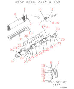 FDUM1251HKXE HEAT EXCH. AND FAN