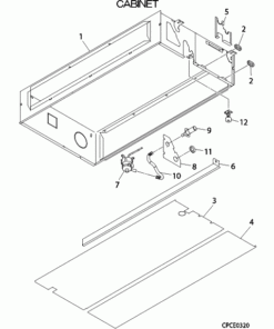 FDUM160KXE6F/1 CABINET ASSY
