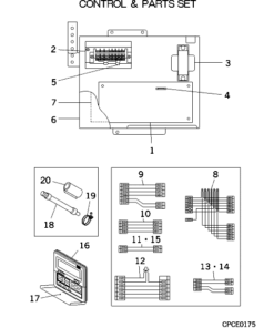 FDUMA112KXE4A CONTROL AND PARTS SET