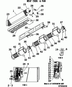 FDUMA112KXE5R HEAT EXCH. AND FAN
