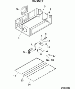 FDUMA252R CABINET ASSY