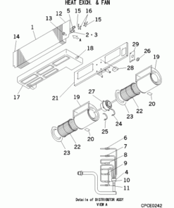 FDUMA252R HEAT EXCH. AND FAN